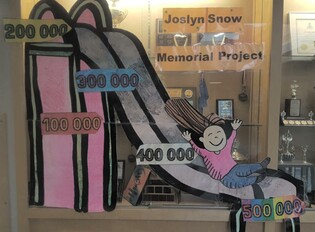 The Joslyn Snow Memorial Project Committee is excited to announce that they have received a grant from the Community Facility Enhancement Program (CFEP) in the amount of $125,000 making the grand total raised to date $458,938.44.